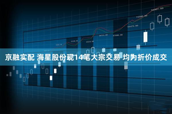 京融实配 海星股份现14笔大宗交易 均为折价成交