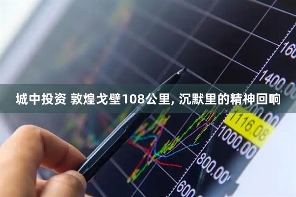 城中投资 敦煌戈壁108公里, 沉默里的精神回响